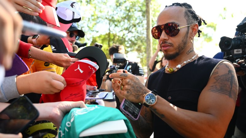 Lewis Hamilton Won’t Sign Your Ferrari F1 Cap Just Yet