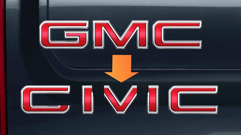 There’s a Honda Civic Badge Hiding on Every GMC Truck Since 1975