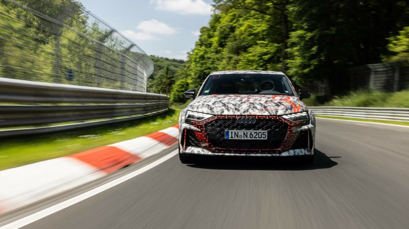 Lap record for new Audi RS 3 preproduction model