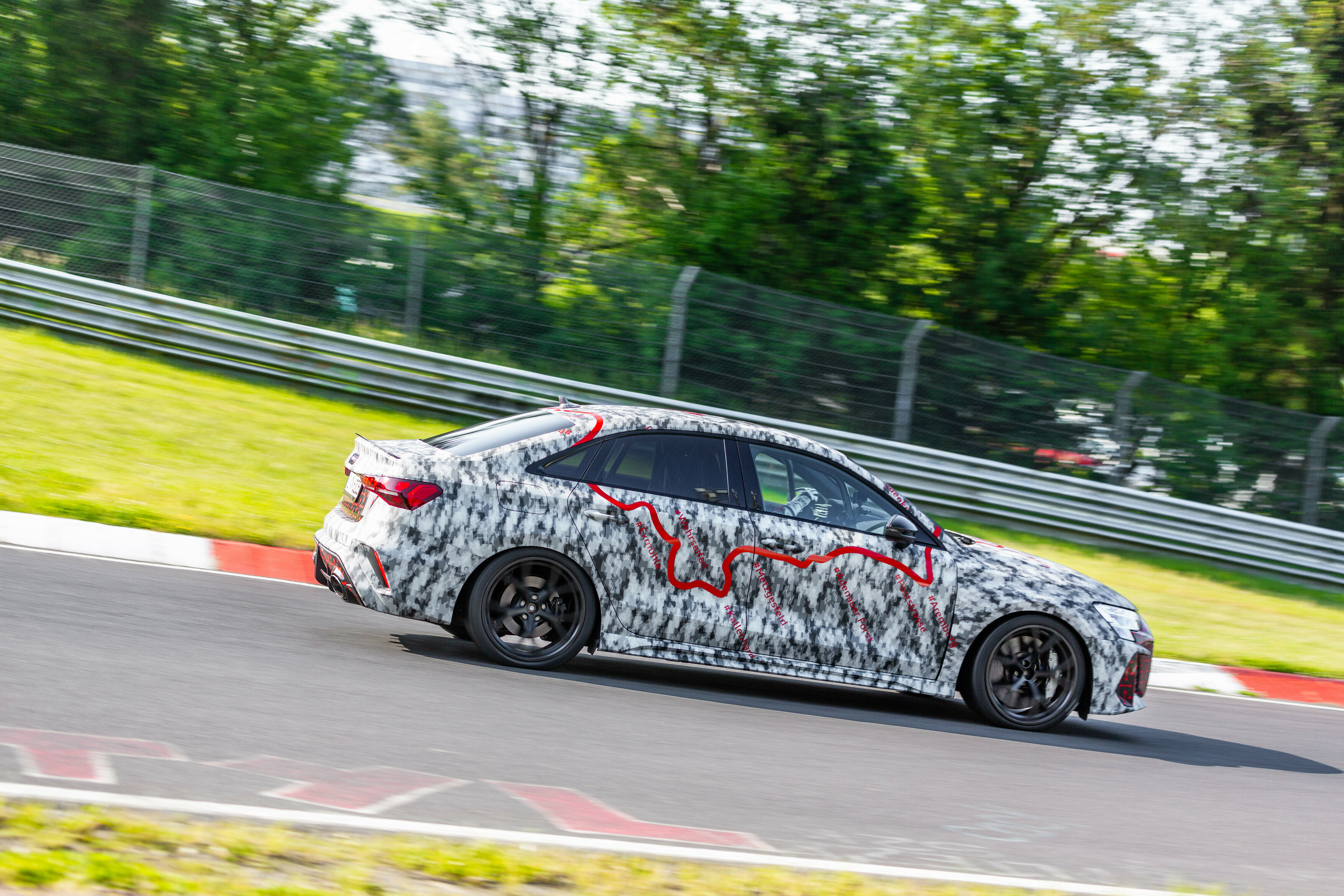 Lap record for new Audi RS 3 preproduction model