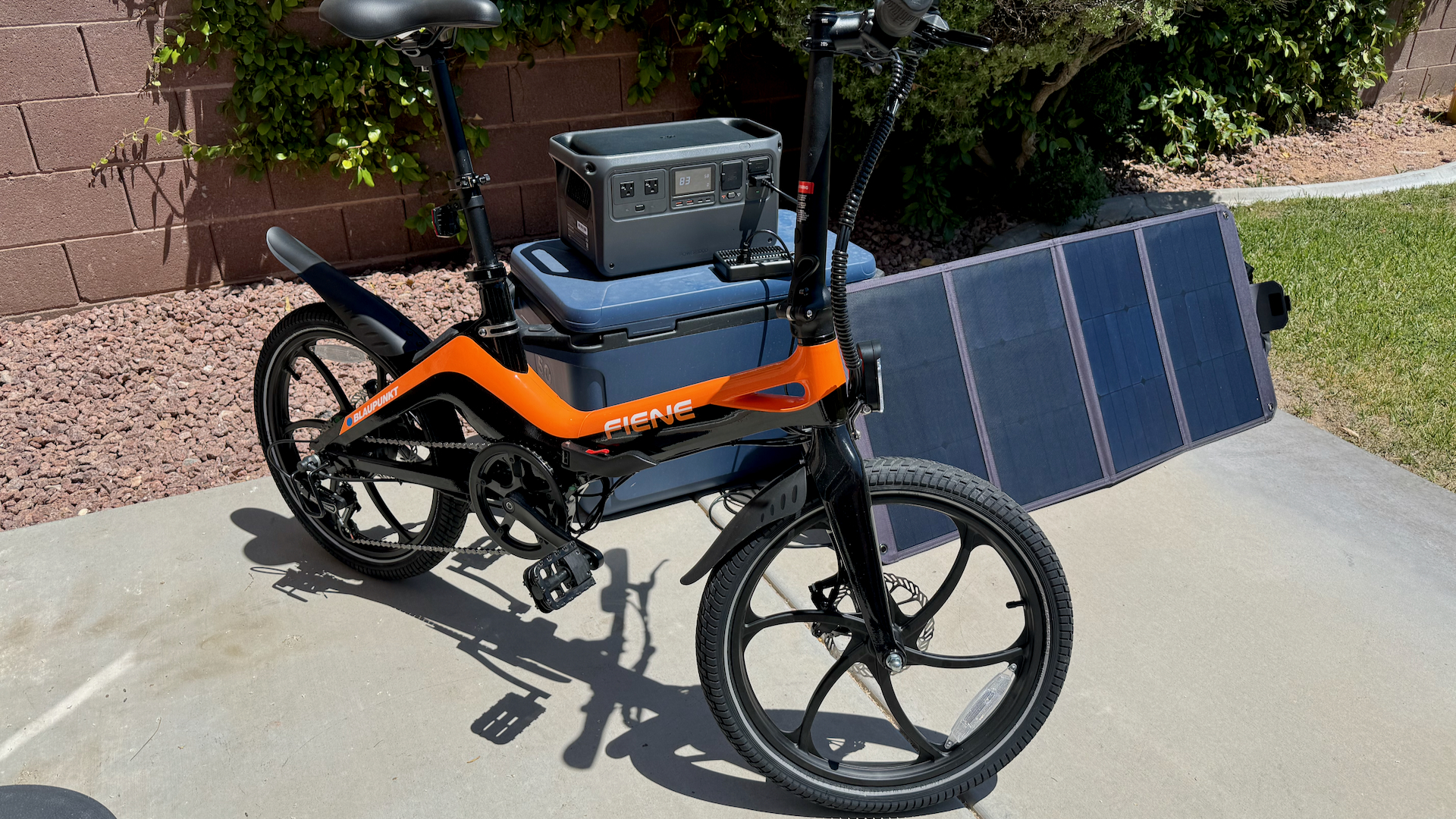 Blaupunkt E-Bike solar charging