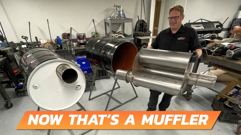 These Enormous Dyno Mufflers Are Like 55-Gallon Magnaflows
