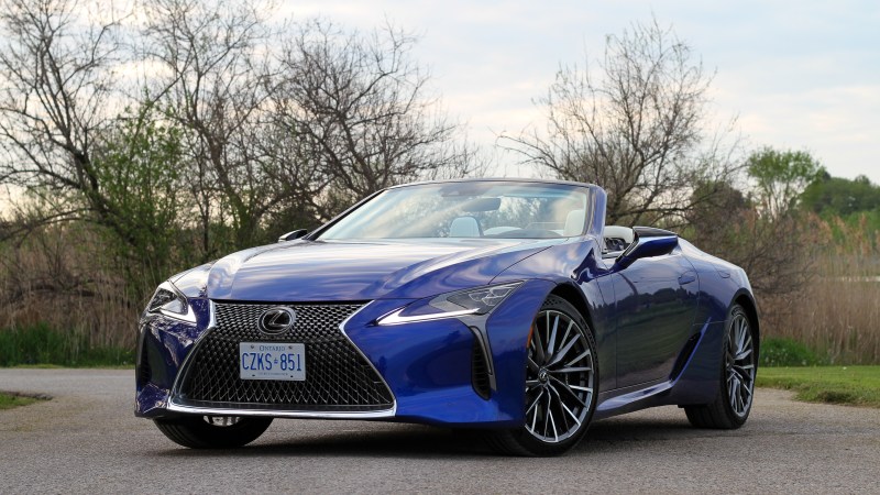 The 2024 Lexus LC 500 Convertible Is a Wireless Charger Away From Perfection
