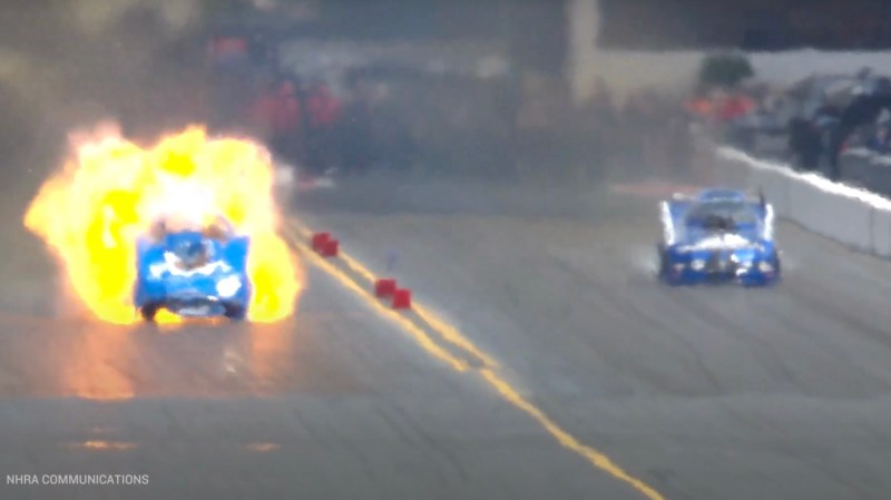 Funny Car Explosion at 300 MPH Has Drag Racing Legend John Force Hospitalized