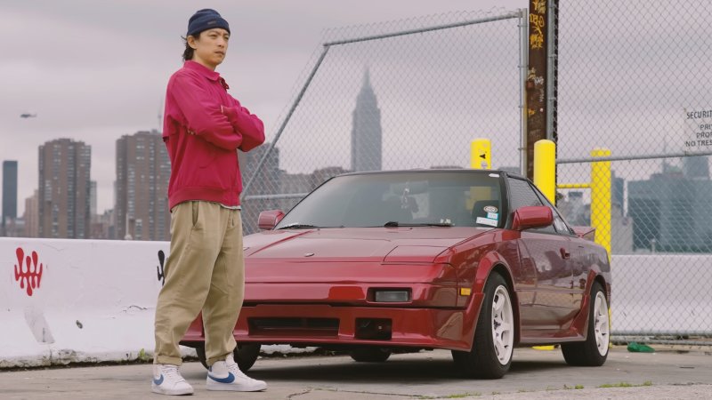 Stan Karr Yeung with his first-gen MR2.