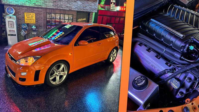 This RWD Ford Focus With a 725-HP V8 Is a Wild Alternate-Reality Focus RS—And It’s For Sale
