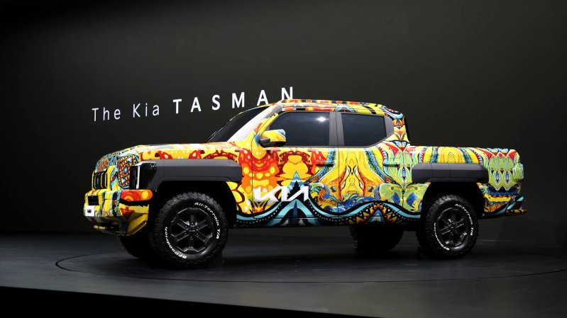 Kia Tasman 3/4 Front View