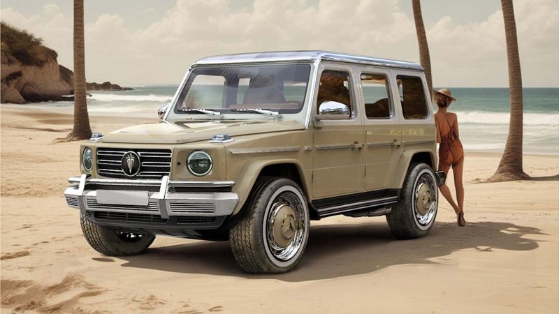 These Retro Mercedes G-Wagen Builds Are for Bad Guys on Vacation