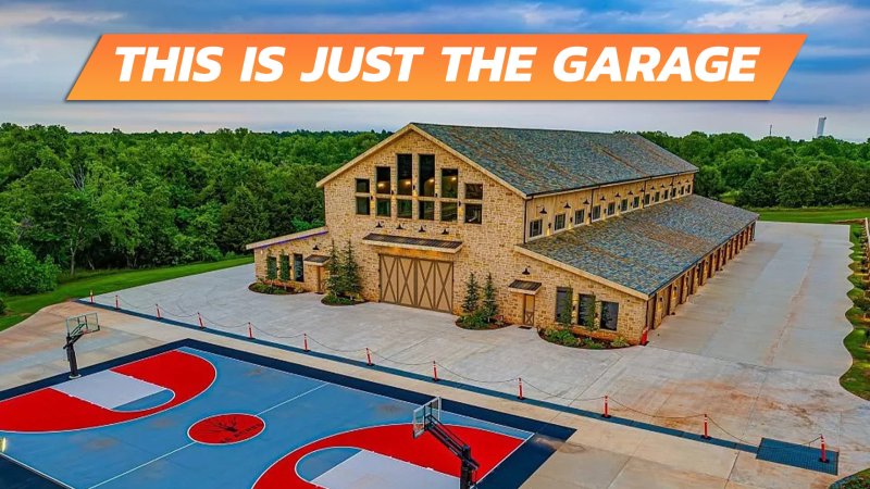 This $17.25M Property Has a 33-Car Garage That’s Also a Barndominium