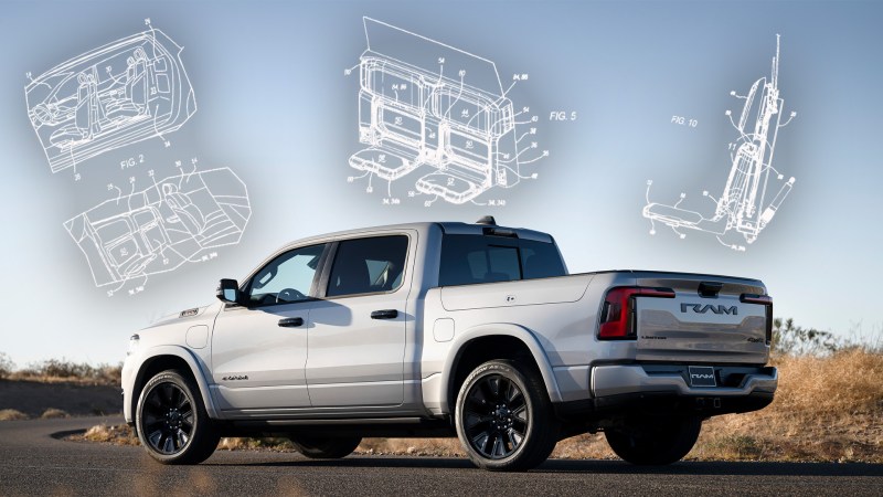 Ram Just Filed a Patent for a Three-Row Pickup