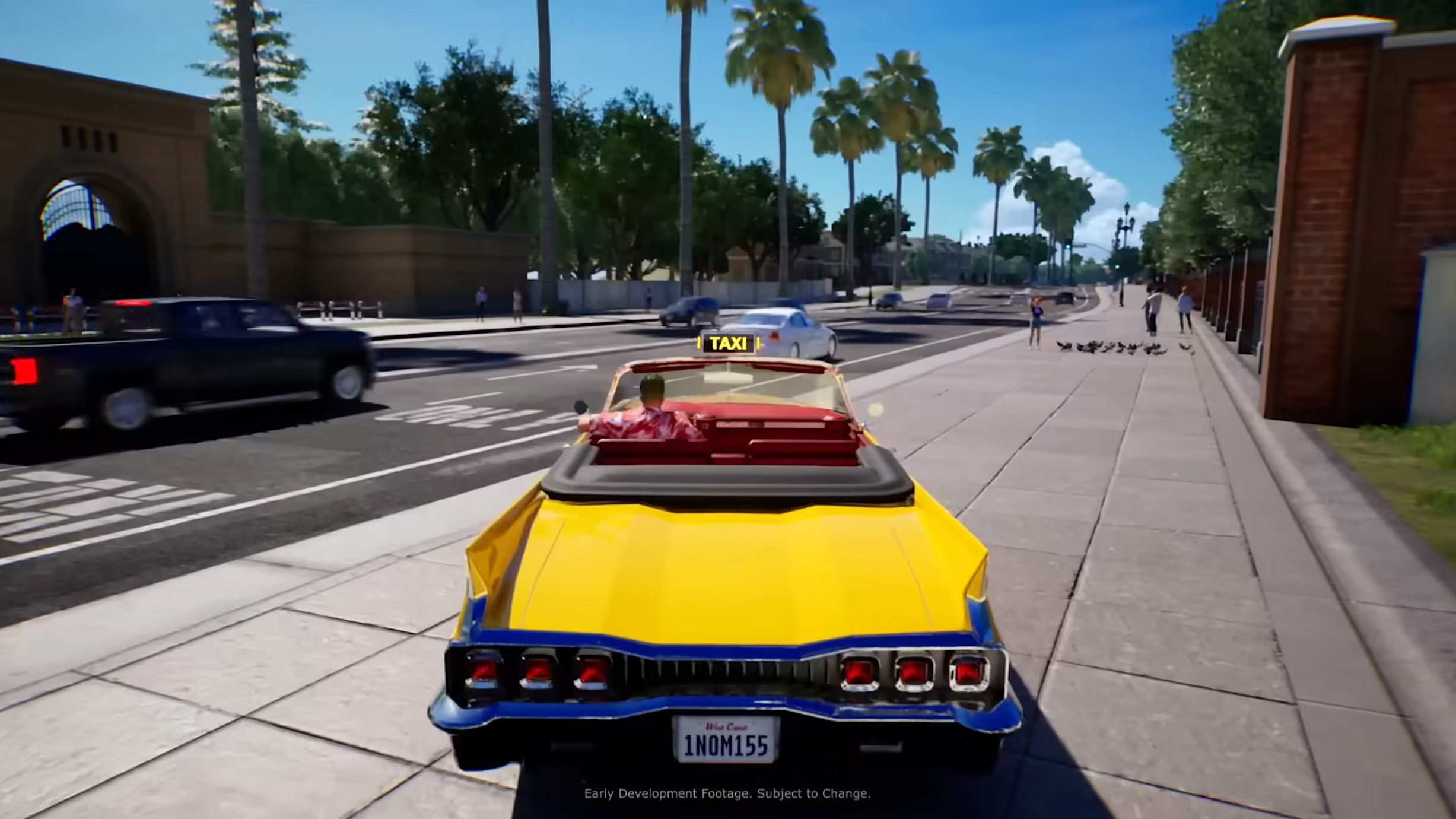 Screenshot of Sega's new Crazy Taxi game.