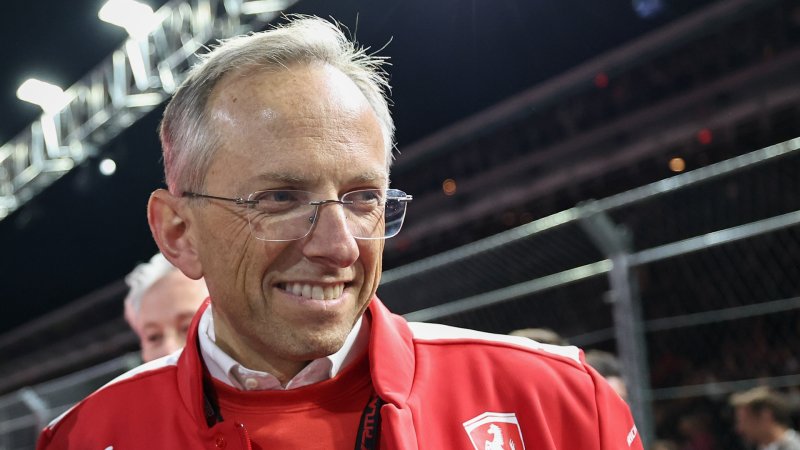 Ferrari CEO Benedetto Vigna at F1 Las Vegas Grand Prix.