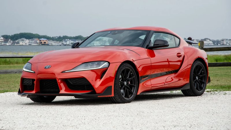 2024 Toyota Supra with a manual transmission