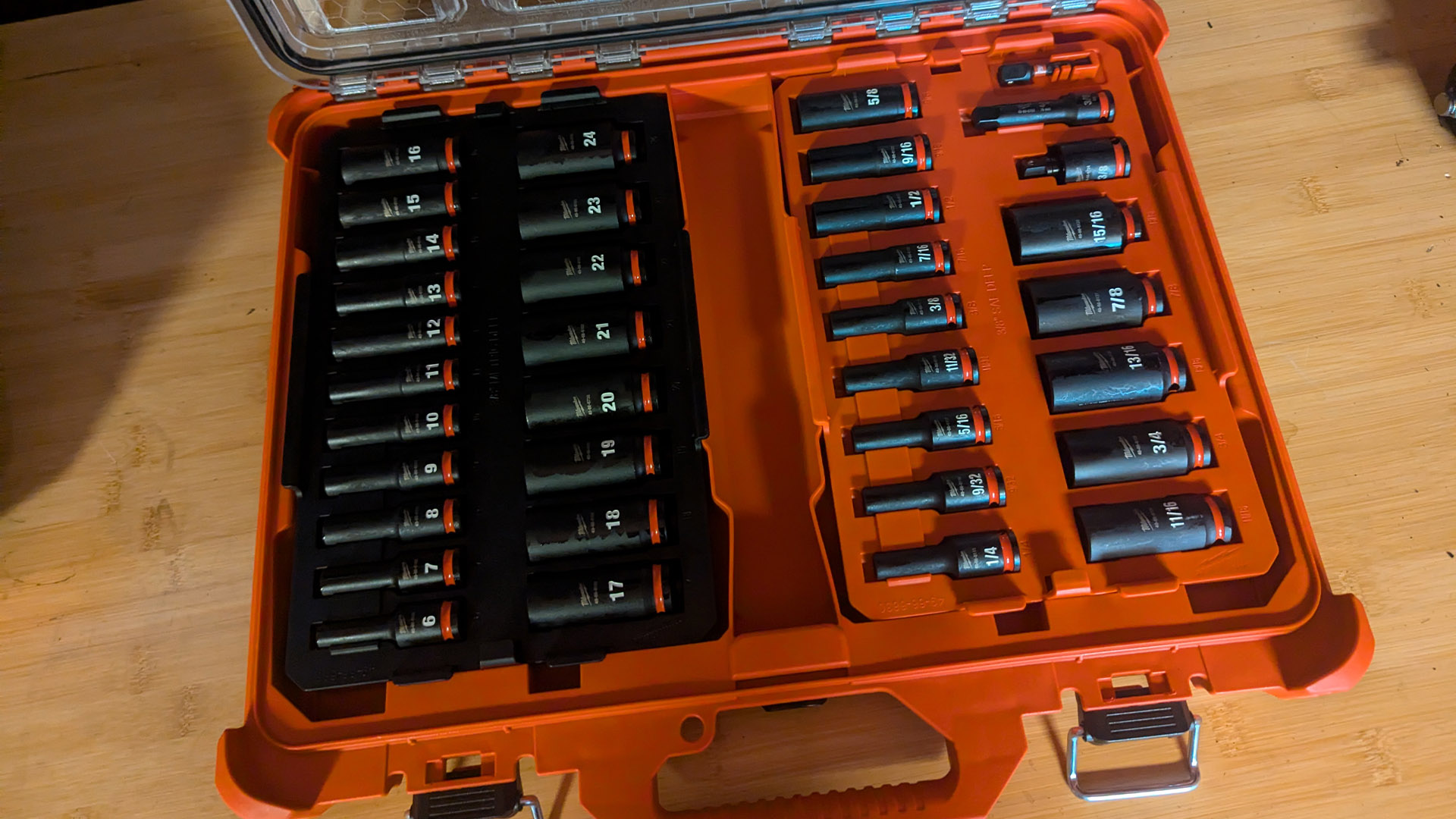 Milwaukee Packout Shockwave Impact Socket Set