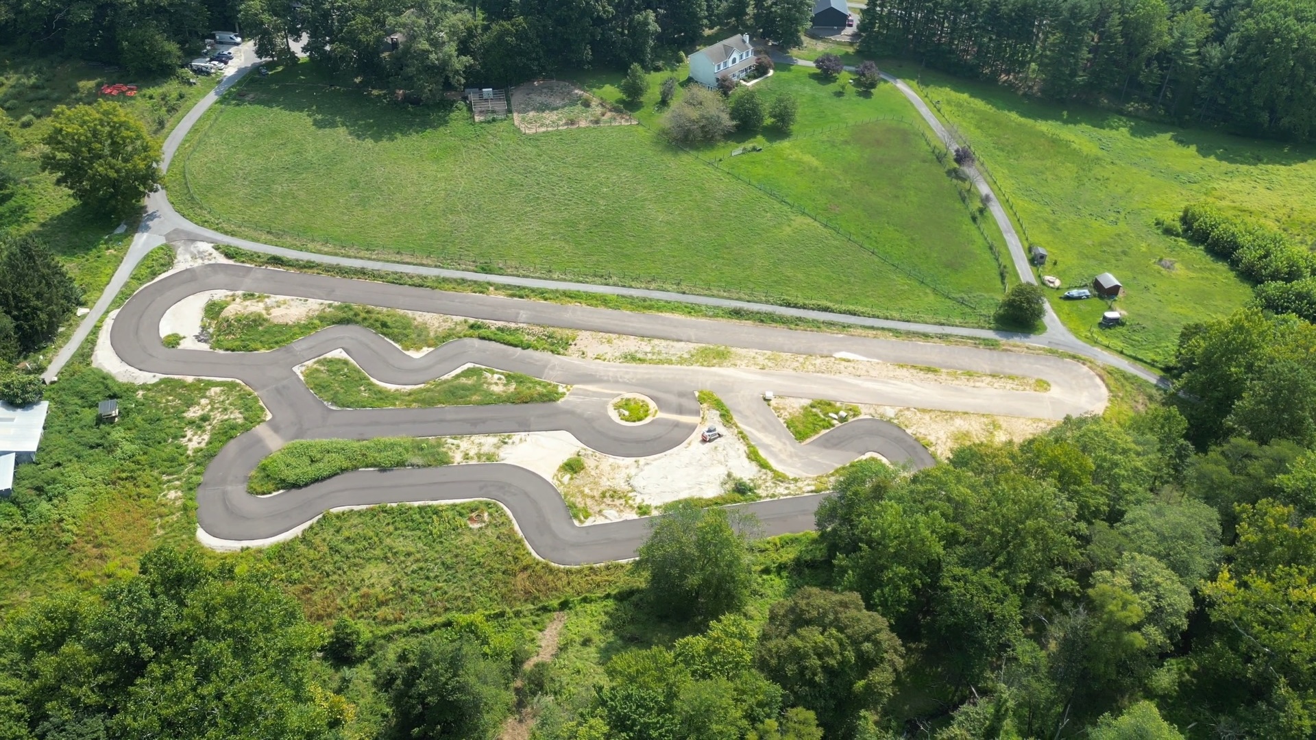 Maryland backyard karting track