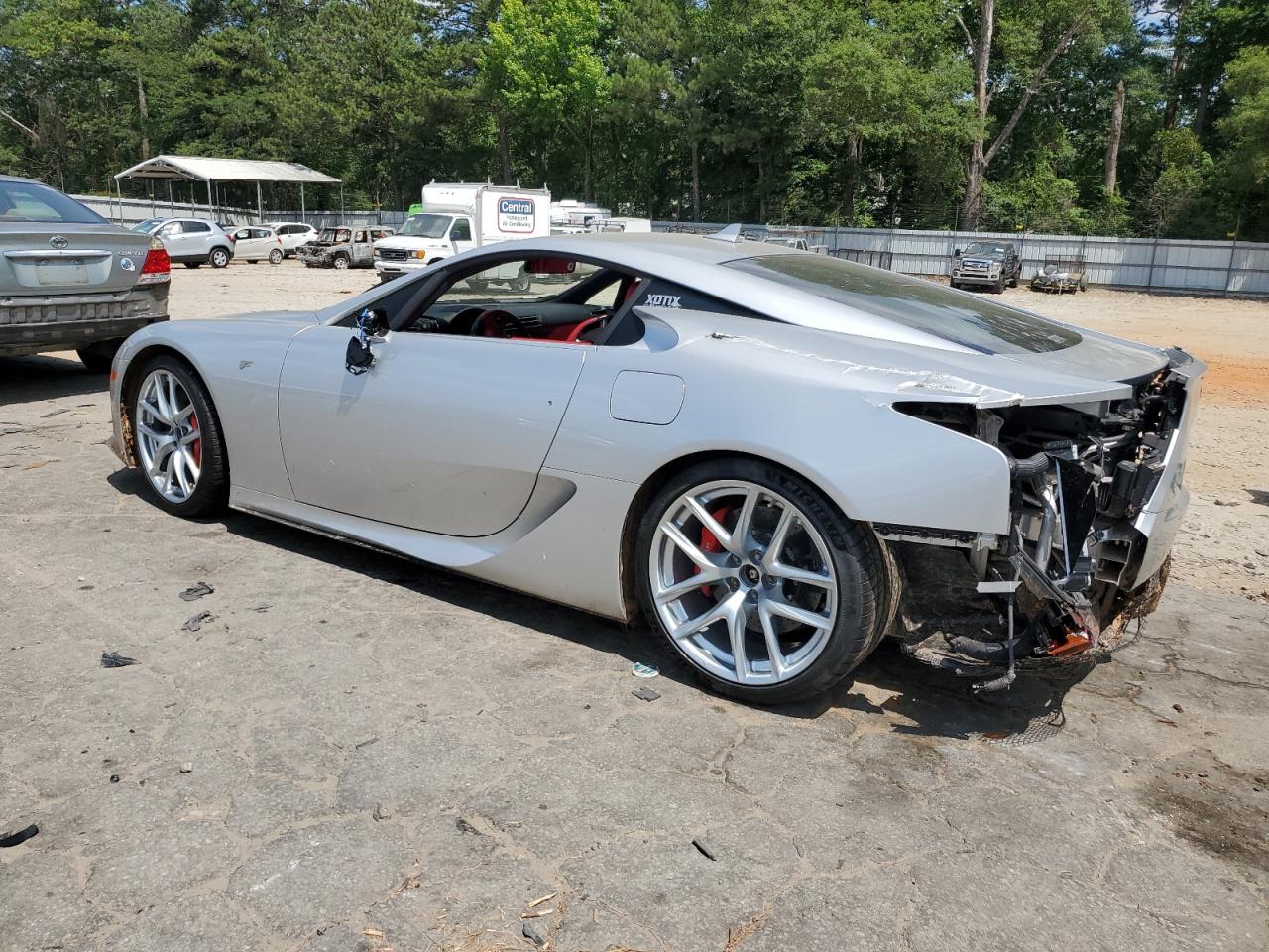 Wrecked 2012 Lexus LFA