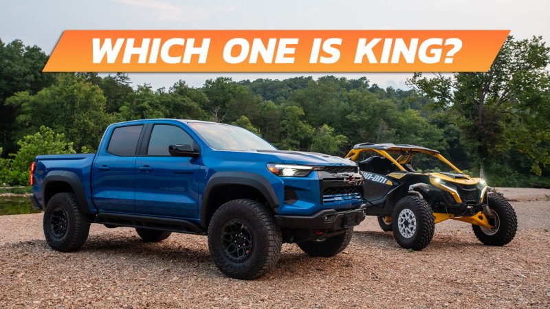 2024 Chevy Colorado ZR2 Bison vs Can-Am Maverick R Review: Battle of the Best