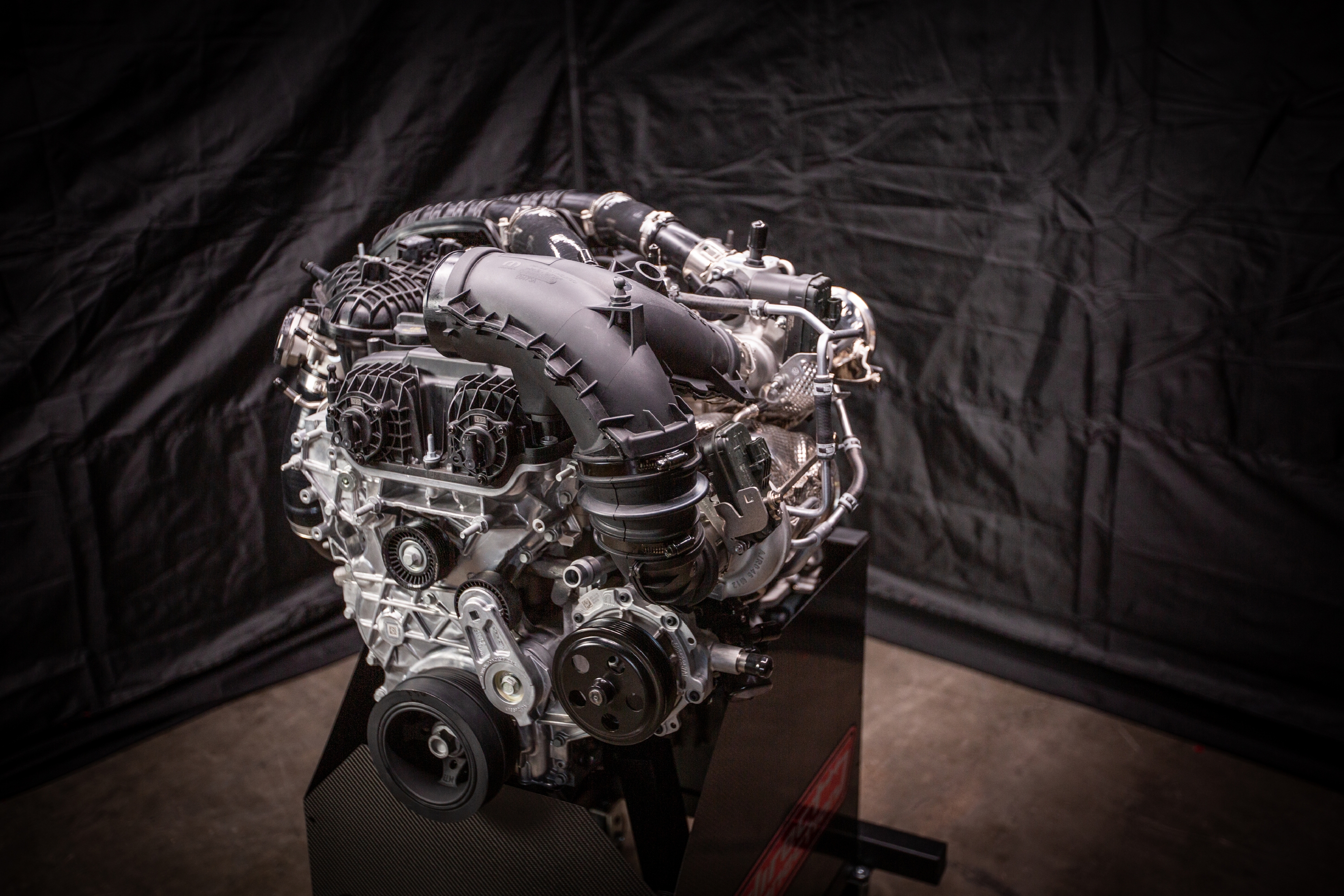 The Direct Connection all-new HurriCrate series of crate engines will offer a lineup including a Cat 1 crate engine that delivers up to 420 horsepower and a Cat 3 engine (above) that reaches up to 550 horsepower, based on preliminary estimates.