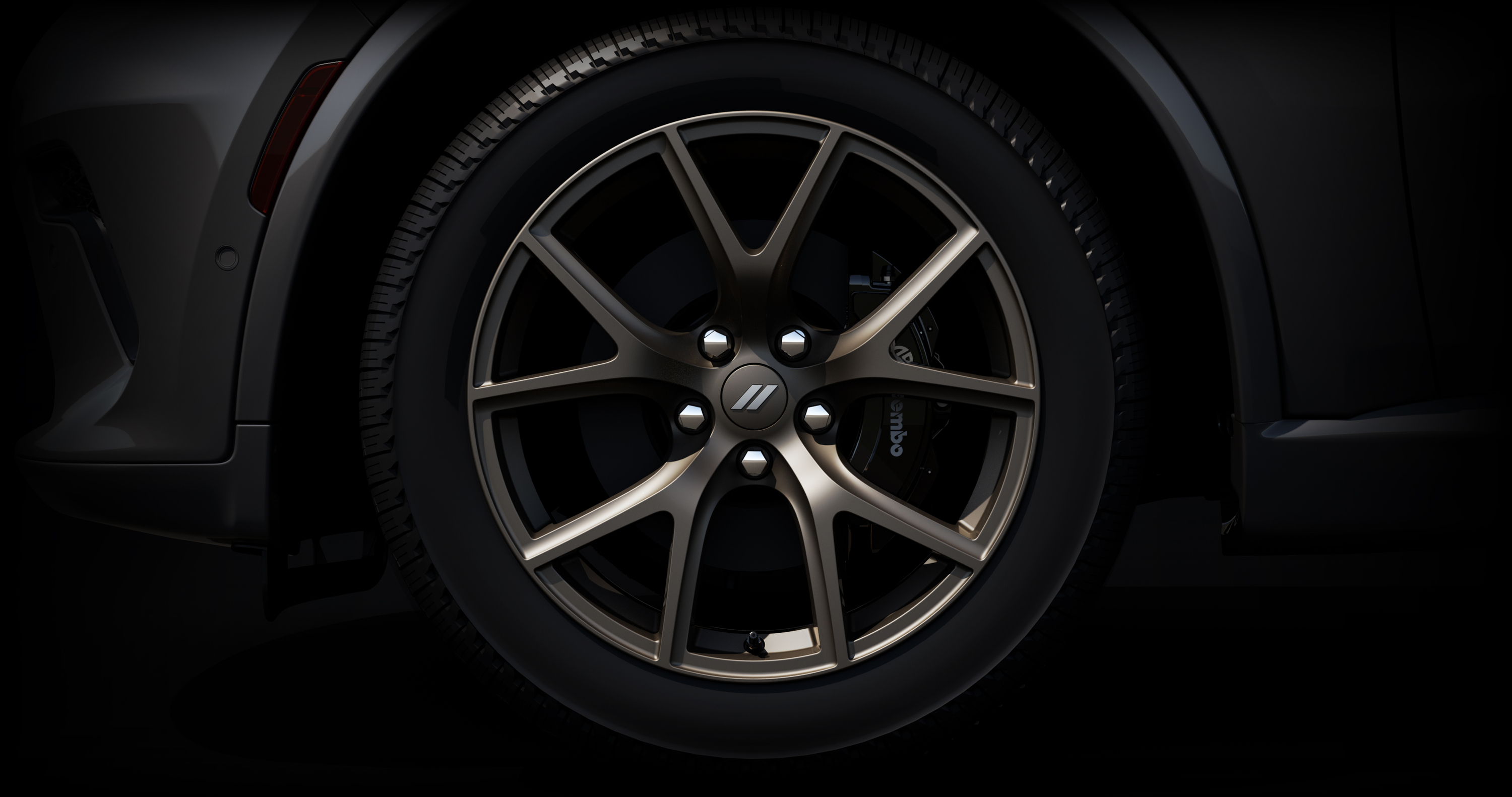 The 2025 Dodge Durango R/T 20th Anniversary special-edition vehicle includes 20-by-10-inch Brass Monkey wheels.