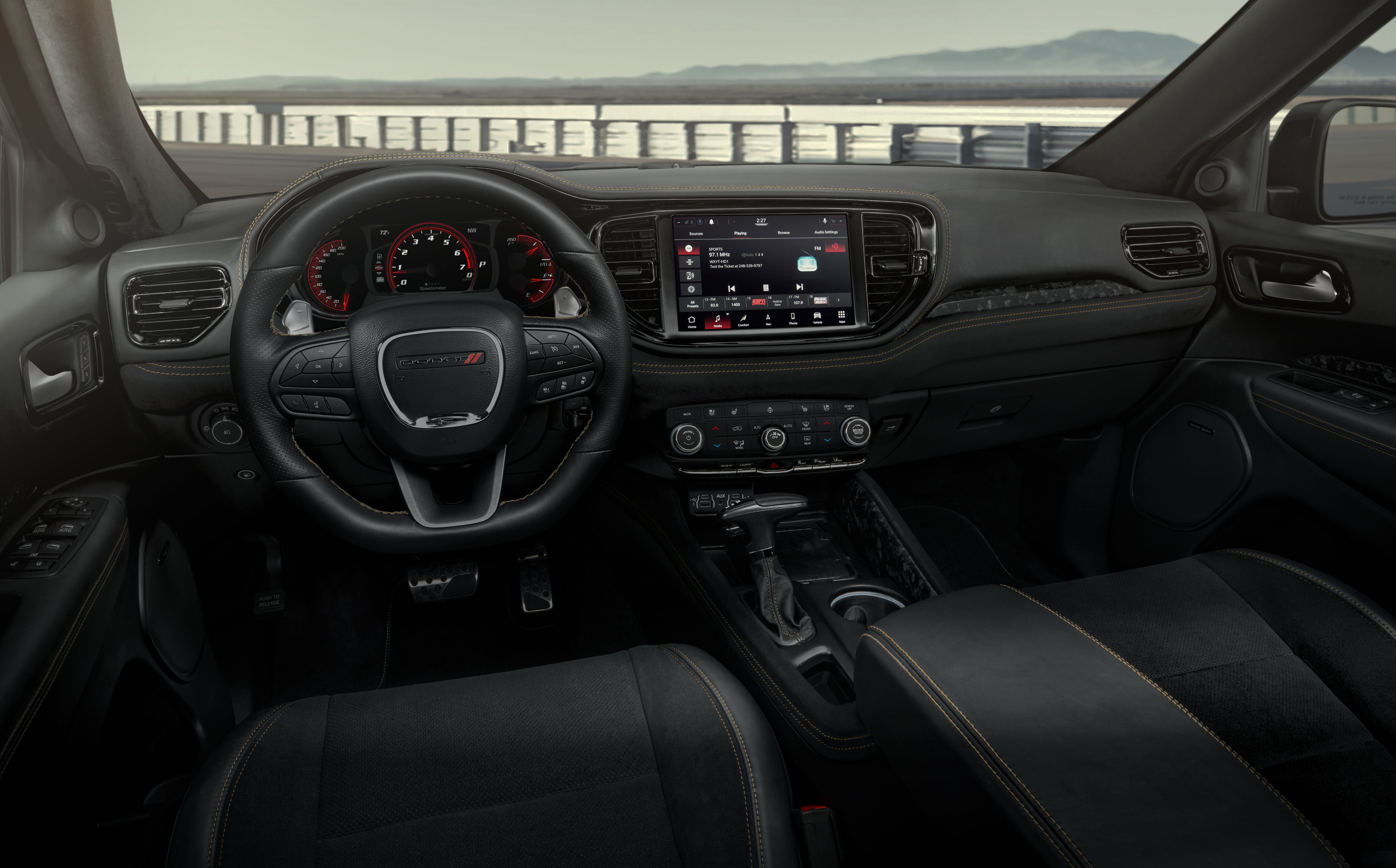 Interior of 2025 Dodge Durango R/T 20th Anniversary special-edition vehicle.