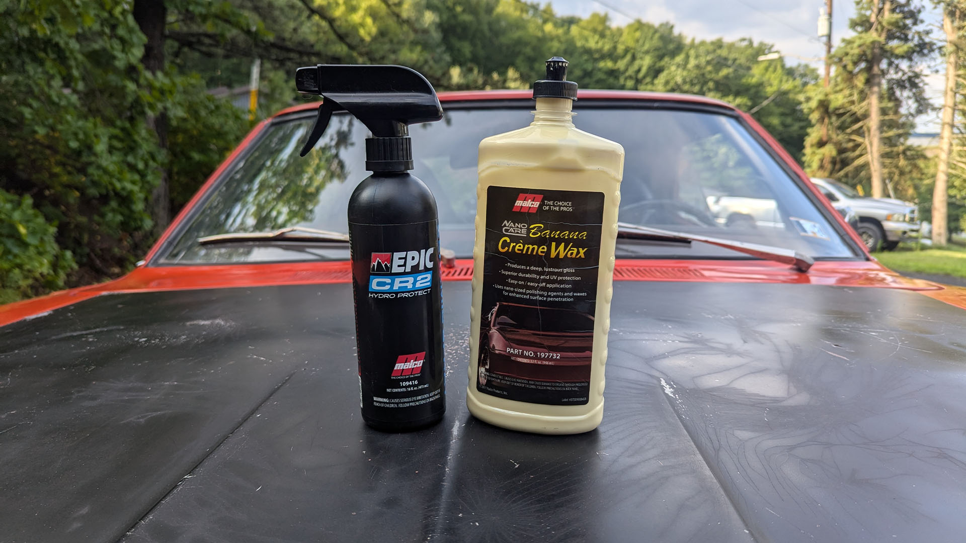 Malco banana creme wax and spray wax