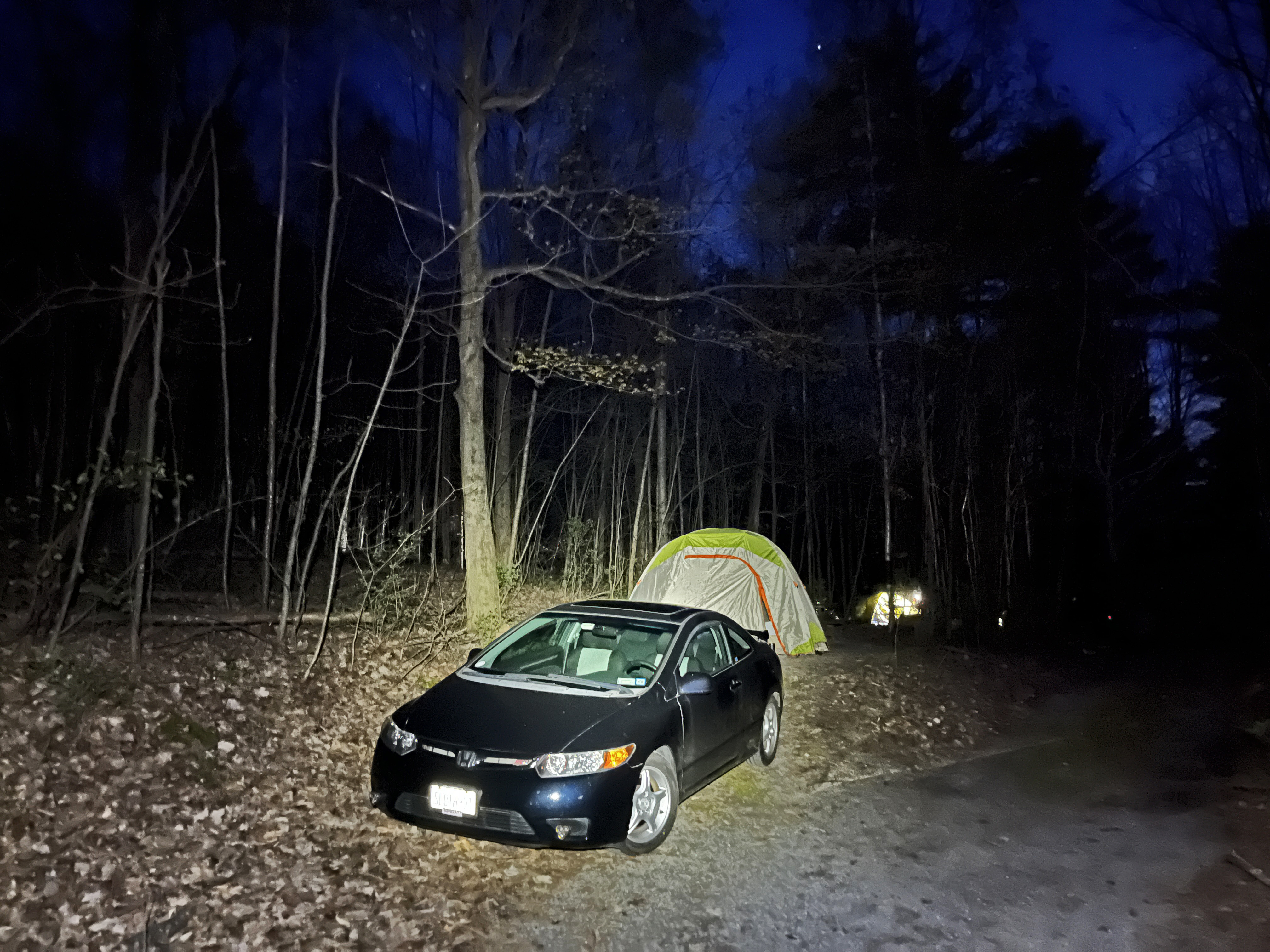 Mt. Philo, Vermont camp site 4.