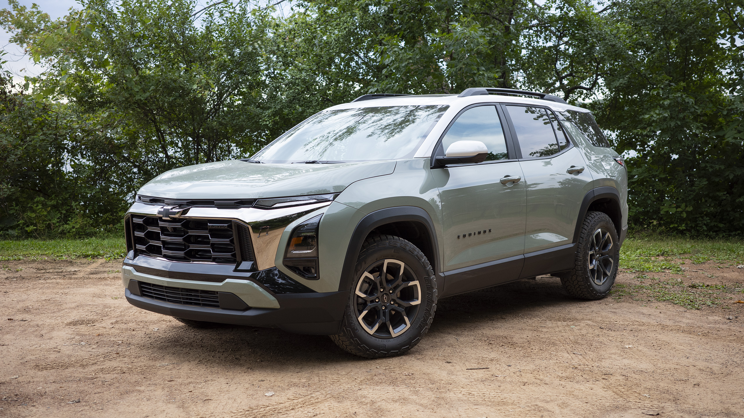 2025 Chevy Equinox Activ front three-quarter view.