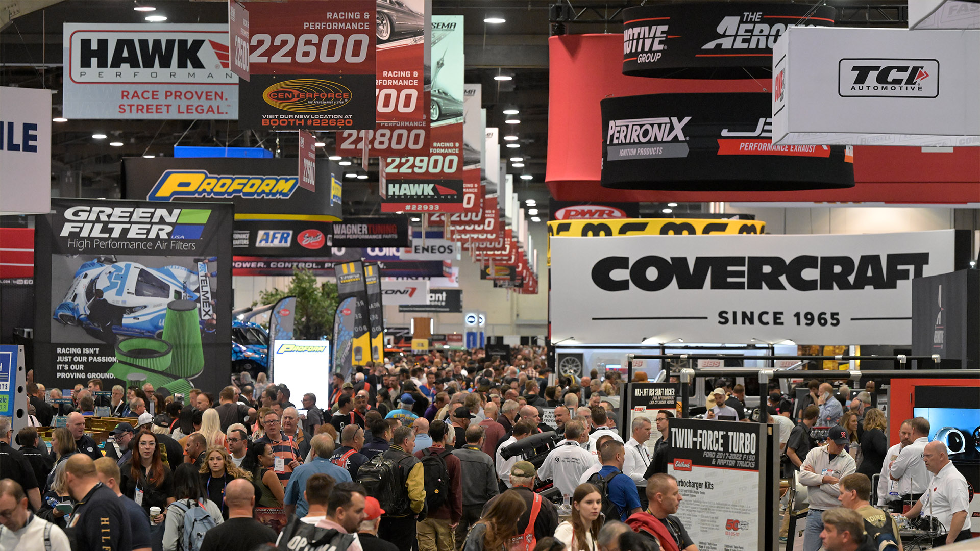 SEMA 2023 Show floor 