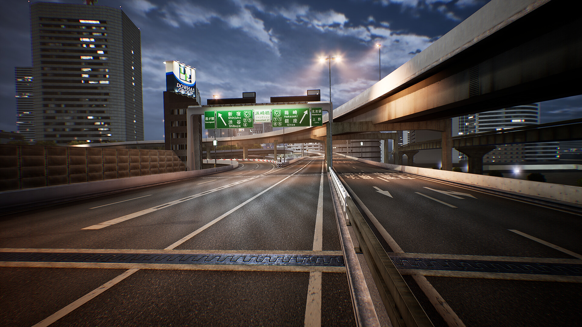 Tokyo Xtreme Racer 2025 screenshot of an intersection.