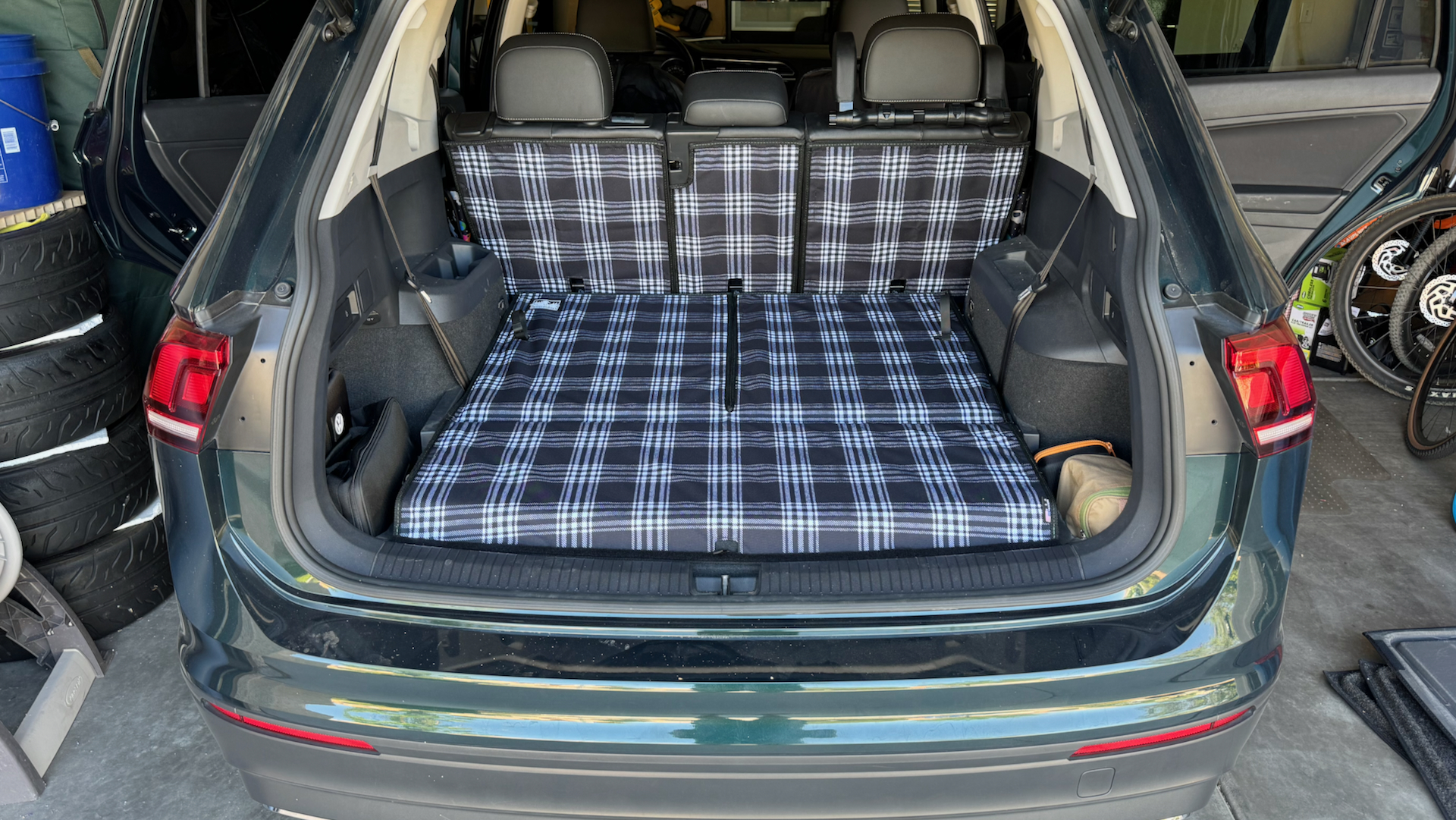 Canvasback Cargo Liner And Seat Cover installed 