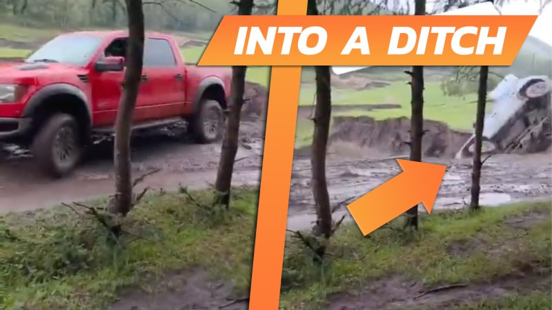 Ford F-150 Raptor Attempts to Pull Stuck SUV, Makes Everything 100 Times Worse