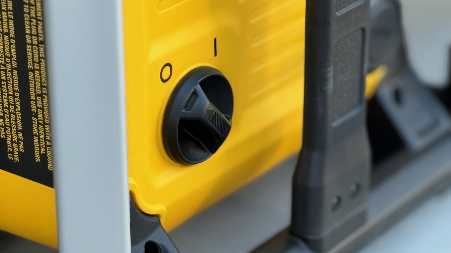 DeWalt electric power switch.