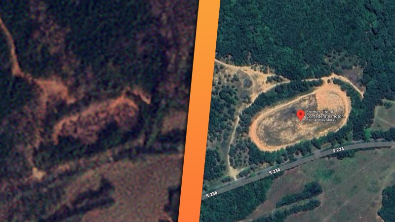 Ghost of South Carolina Dirt Track Reappears on Google Maps After Decades