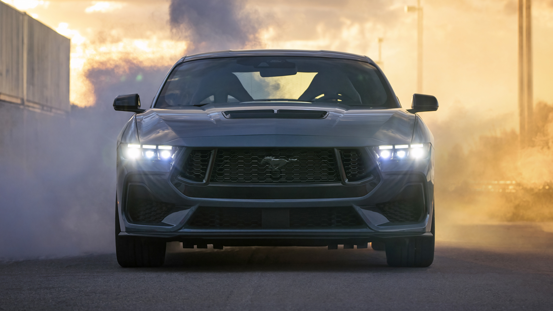 New Ford Mustang looking ominous.