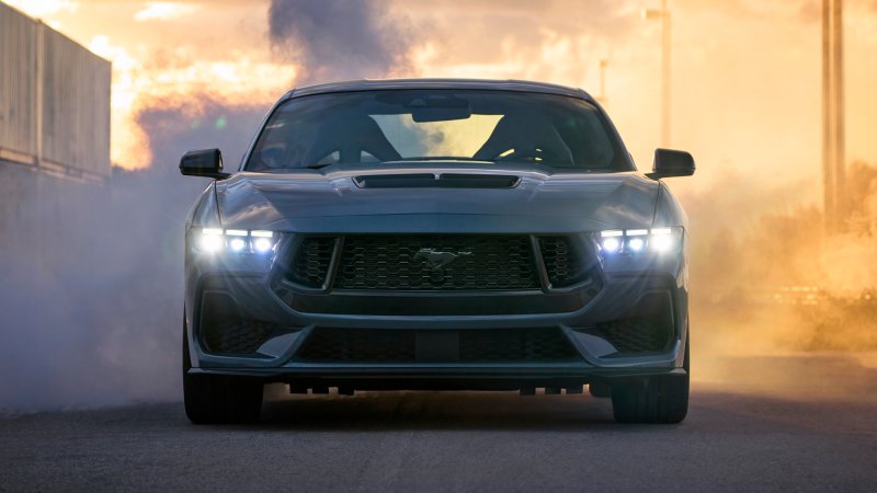 New Ford Mustang looking ominous.