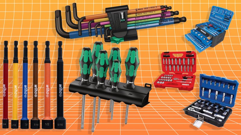 Hand tools that are on sale.