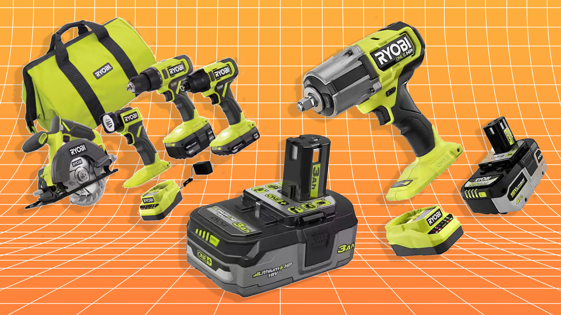 Free Ryobi Batteries and more power tool discounts