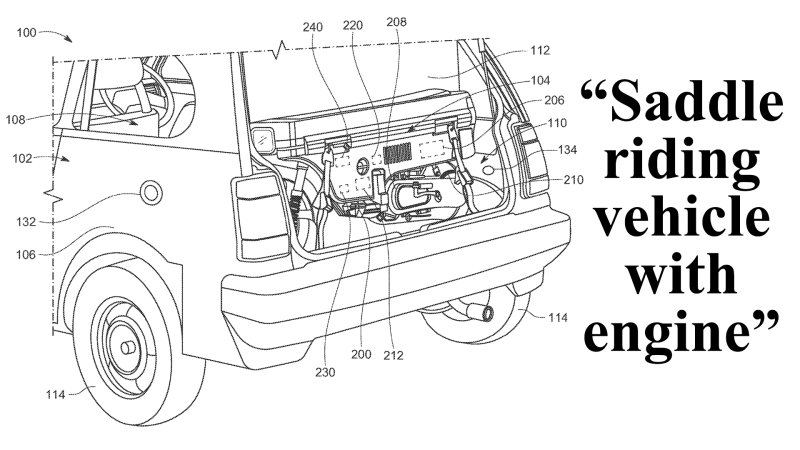 Honda Patent App Reveals New Gas Motocompo Scooter That’s Also an EV Range Extender