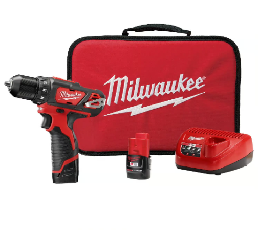  Milwaukee M12 3/8 in. Brushed Drill/Driver