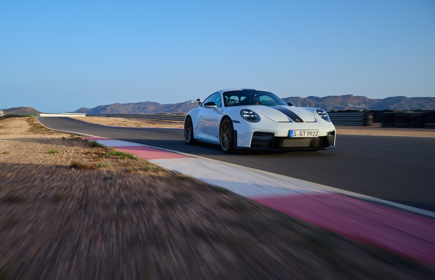 2025 Porsche 911 GT3 on track.