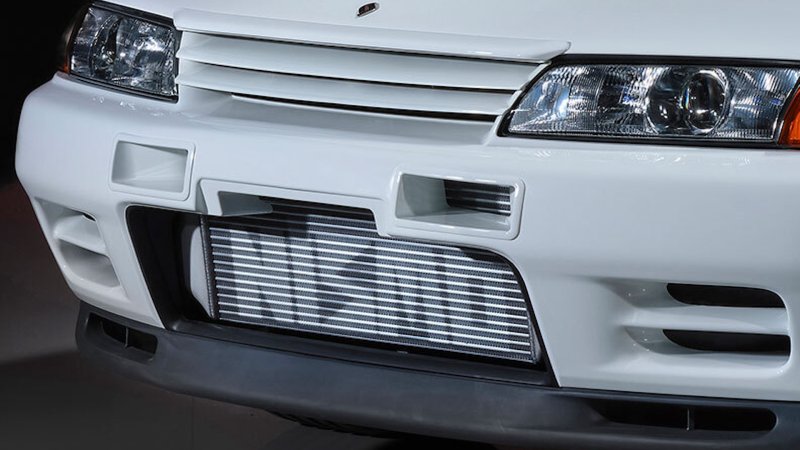 Nismo intercooler on an R32 Nissan Skyline