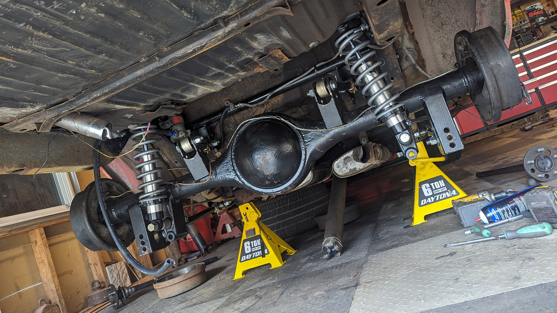 Heidts 4-link conversion for 1969 Dodge Charger