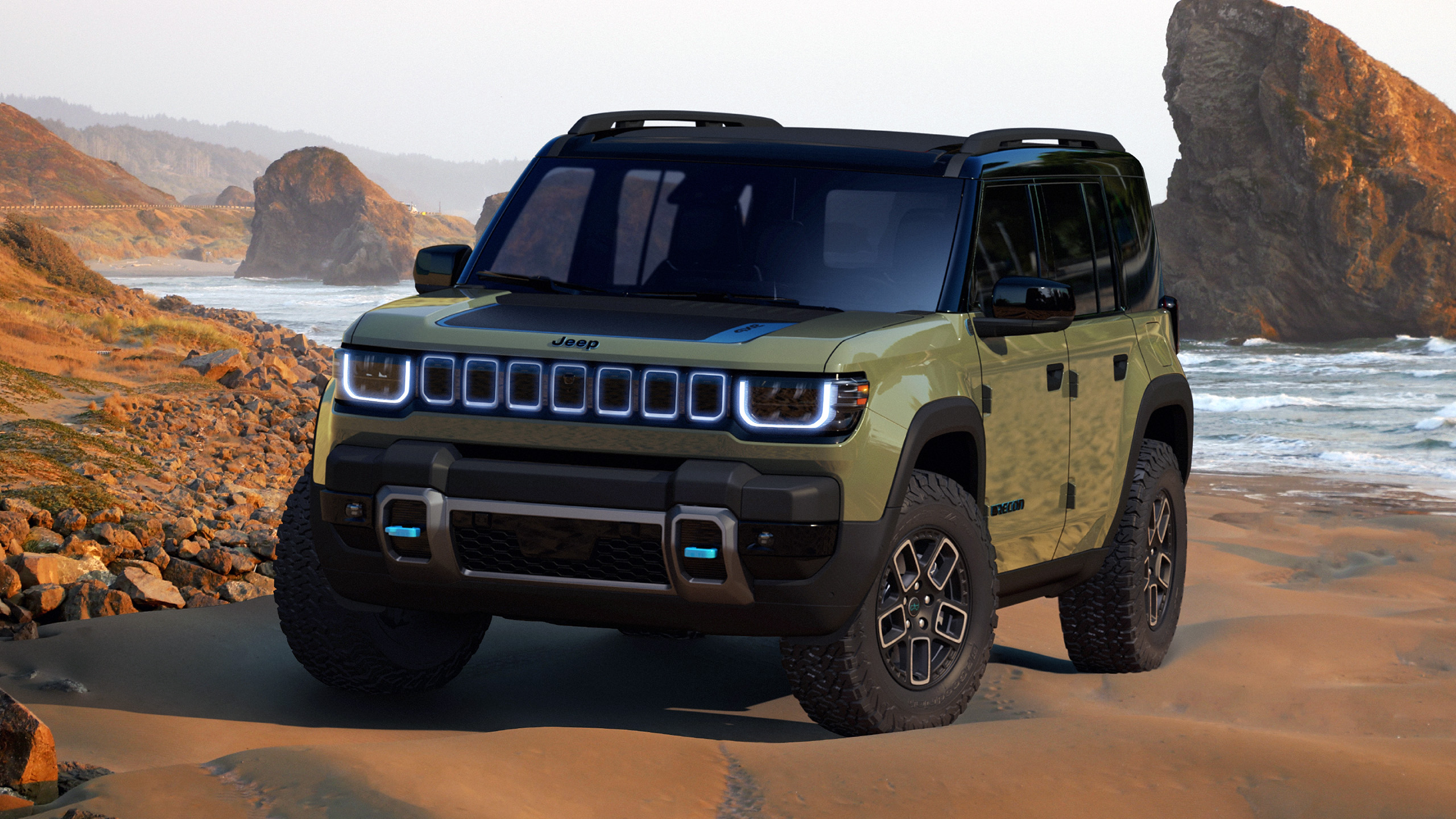 Rendering of Jeep Recon SUV from 2022 reveal.