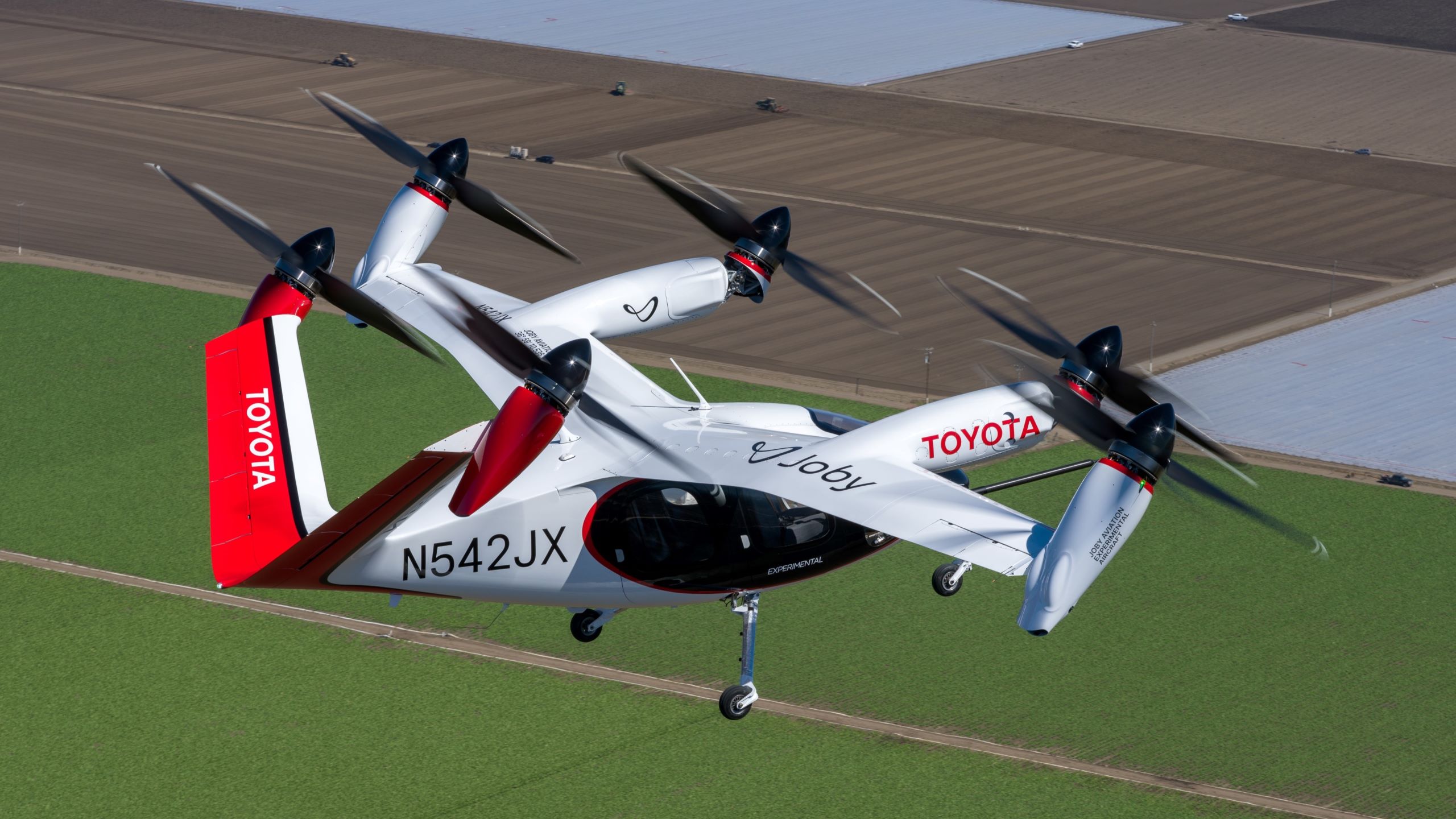 Toyota x Joby eVTOL vehicle