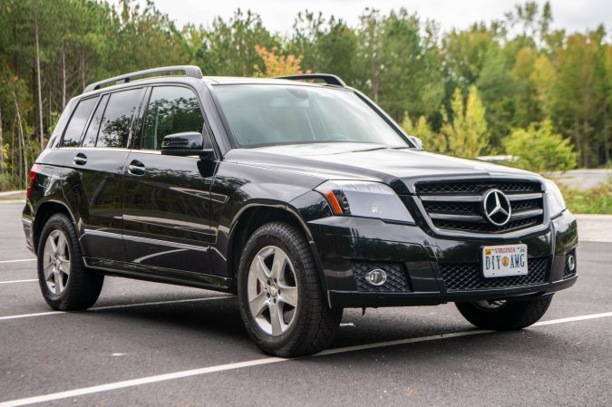 Mercedes-Benz GLK350 with a V8 and a manual transmission