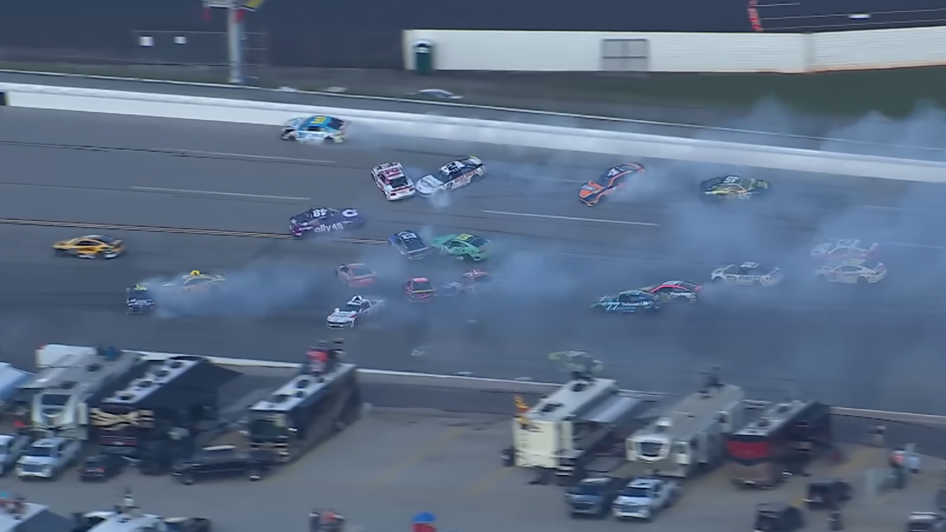 Sunday's Massive Talladega Crash the Largest in NASCAR Cup Series History