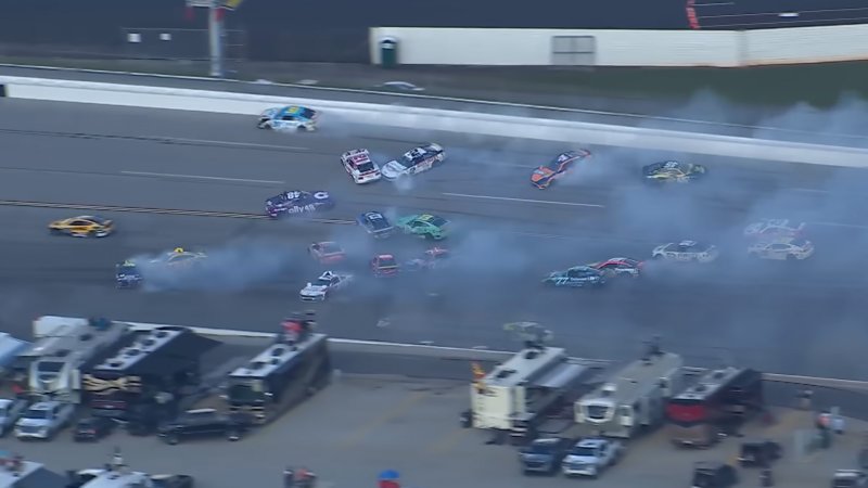 Sunday’s Massive Talladega Crash the Largest in NASCAR Cup Series History