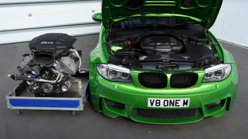 This BMW 1M Has the 9,500-RPM V8 From a Z4 GT3 Race Car