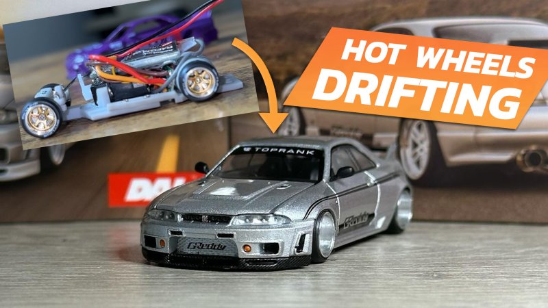 A Nissan Skyline die-cast toy