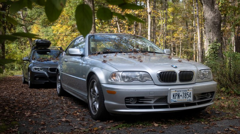 Andrew Collins' BMW E46 coupe and F31 wagon